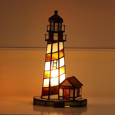 Tiffany mini table lamp for 110-120V / 220-240V glass