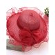 Female basic cute straw hat sun hat floral print