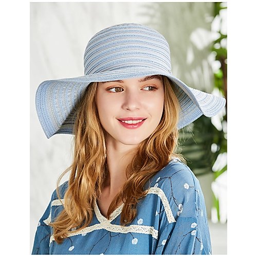 Female basic straw hat