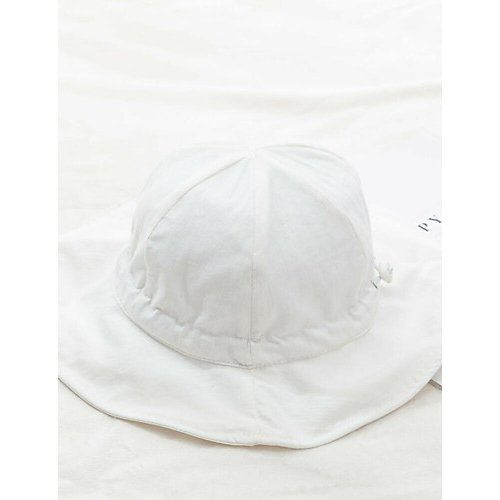 Female cute cotton sun hat solid color