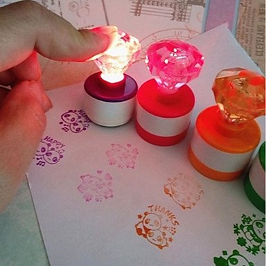 Children's toy stamp cartoon animal fruit child seal used for scrapbooking stamping DIY cartoon stamping toy light