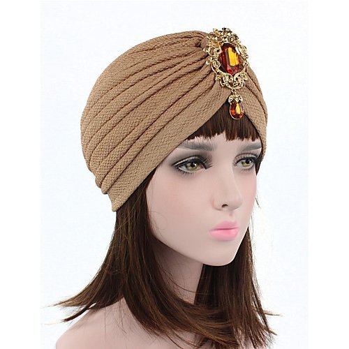 Women base polyester hat, solid color