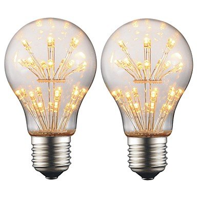 2WLED bulb retro filament AC 220V - 240V bar Christmas party night atmosphere decoration