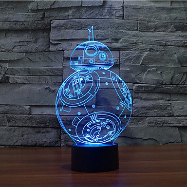 3D night light decoration LED
