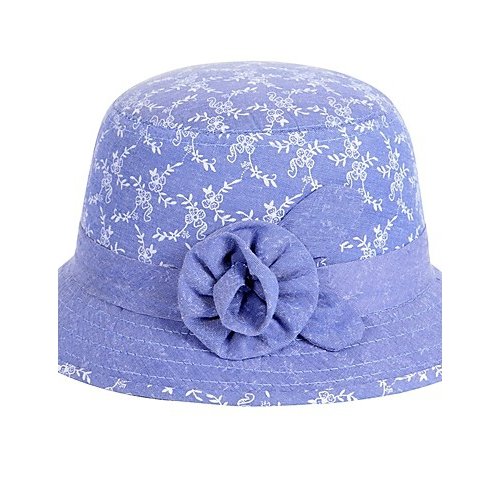 Female cute polyester soft hat sun hat floral print