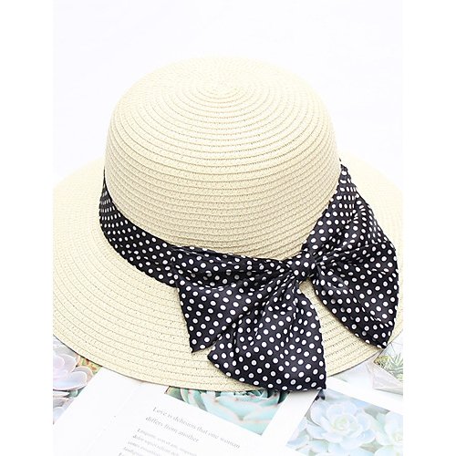 Women basic cute straw lace straw hat sun hat