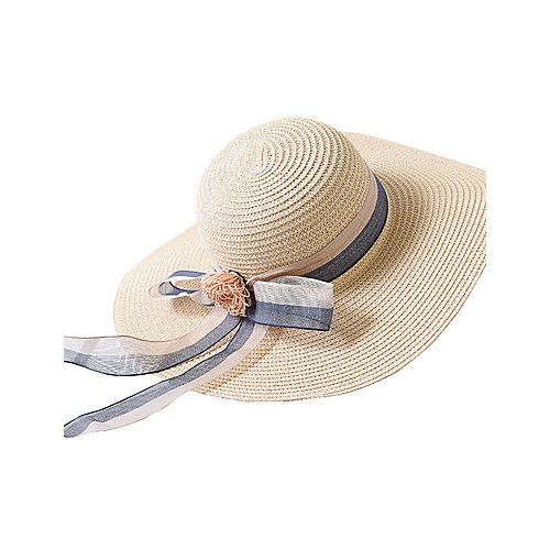 Female holiday hat straw hat