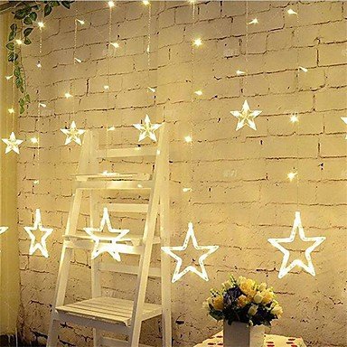 3M 12 Star Lights Christmas Halloween Decoration Lights Holiday Lights with Stars (220V)