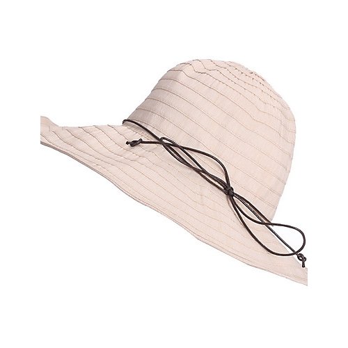 Women base cotton polyester sun hat solid color